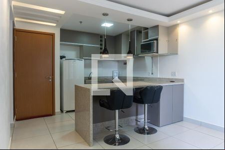 Sala de apartamento para alugar com 1 quarto, 49m² em Sul (águas Claras), Brasília
