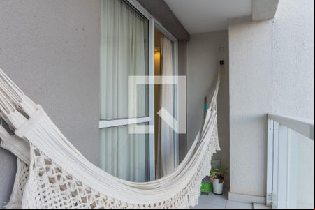 Varanda da Sala de apartamento para alugar com 1 quarto, 49m² em Sul (águas Claras), Brasília