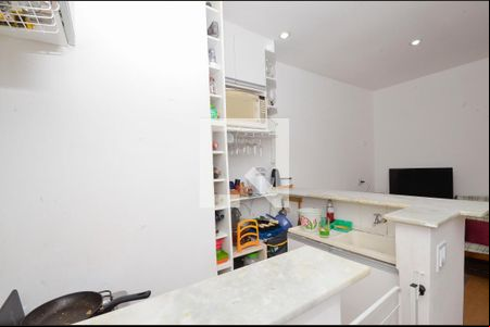 Cozinha de apartamento à venda com 1 quarto, 43m² em Catete, Rio de Janeiro