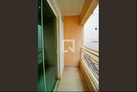 Varanda da Sala de casa de condomínio à venda com 3 quartos, 158m² em Vila Assunção, Santo André