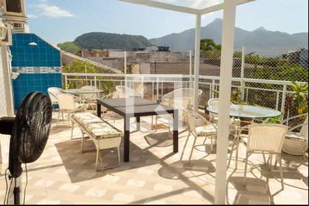 Varanda da Sala de apartamento à venda com 3 quartos, 165m² em Barra da Tijuca, Rio de Janeiro