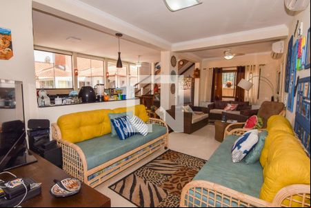 Sala 1 de apartamento para alugar com 4 quartos, 210m² em Vila Julia, Guarujá