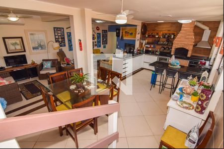Sala 1 de apartamento para alugar com 4 quartos, 210m² em Vila Julia, Guarujá