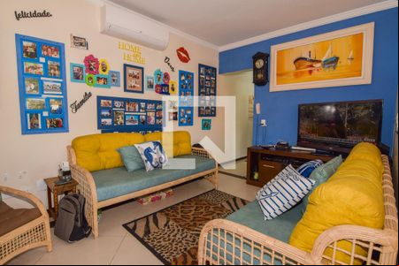 Sala 1 de apartamento para alugar com 4 quartos, 210m² em Vila Julia, Guarujá