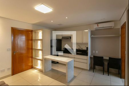 Sala de kitnet/studio à venda com 1 quarto, 32m² em Indaiá, Belo Horizonte