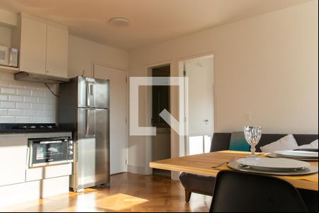 Sala/Cozinha de apartamento para alugar com 2 quartos, 34m² em Cidade Mãe do Céu, São Paulo