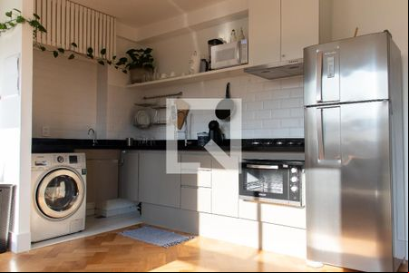 Cozinha de apartamento para alugar com 2 quartos, 34m² em Cidade Mãe do Céu, São Paulo