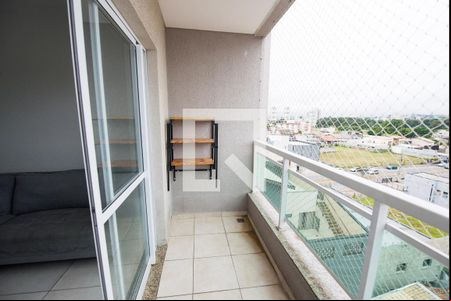 Varanda da Sala de apartamento para alugar com 2 quartos, 69m² em Residencial Portal da Mantiqueira, Taubaté