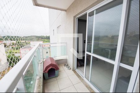 Varanda da Sala de apartamento para alugar com 2 quartos, 69m² em Residencial Portal da Mantiqueira, Taubaté