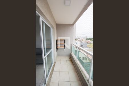 Varanda da Sala de apartamento para alugar com 2 quartos, 69m² em Residencial Portal da Mantiqueira, Taubaté