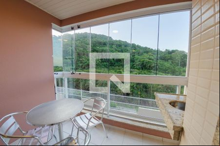 Sacada com churrasqueira de apartamento para alugar com 2 quartos, 80m² em Ingleses Norte, Florianópolis