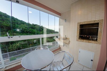 Sacada com churrasqueira de apartamento para alugar com 2 quartos, 80m² em Ingleses Norte, Florianópolis