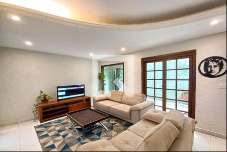 Sala  de casa de condomínio à venda com 4 quartos, 190m² em Santa Branca, Belo Horizonte