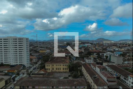 Vista de apartamento para alugar com 1 quarto, 42m² em Macuco, Santos