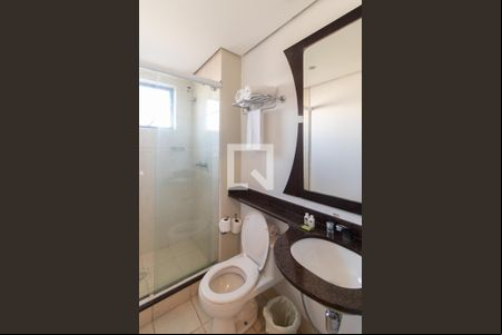 Banheiro de kitnet/studio à venda com 1 quarto, 27m² em Cidade Baixa, Porto Alegre