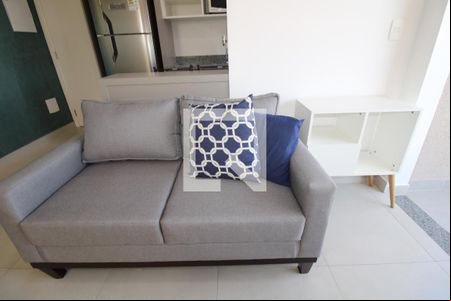 Sala - sofá de kitnet/studio à venda com 1 quarto, 40m² em Vila Eliza, Campinas