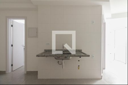 Sala e Cozinha  de apartamento para alugar com 2 quartos, 35m² em Vila Carrao, São Paulo