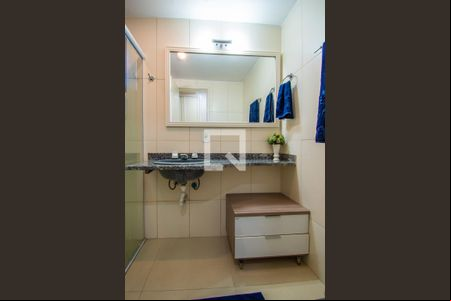 Banheiro da Suíte de kitnet/studio para alugar com 1 quarto, 50m² em Centro, Campinas