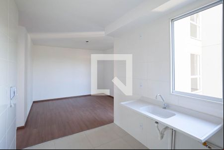 Cozinha e Área de Serviço de apartamento à venda com 2 quartos, 42m² em Santa Branca, Belo Horizonte