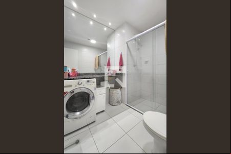 Banheiro/Lavanderia de kitnet/studio para alugar com 1 quarto, 42m² em Santa Paula, São Caetano do Sul