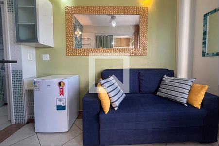 Sala de apartamento para alugar com 1 quarto, 30m² em Aparecida, Santos