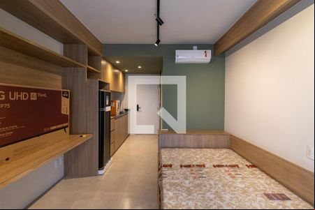Quarto, Sala, Cozinha de kitnet/studio à venda com 1 quarto, 31m² em Indianópolis, São Paulo