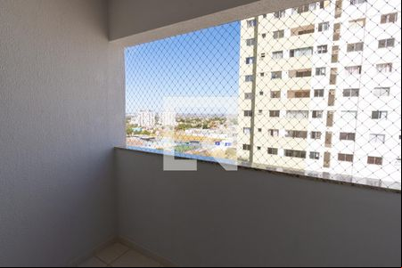Varanda da Sala de apartamento para alugar com 2 quartos, 58m² em Vila Rosa, Goiânia