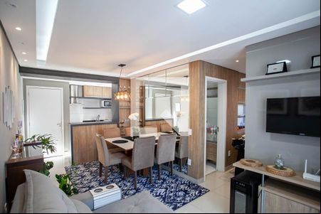 Sala  de apartamento à venda com 3 quartos, 90m² em Planalto, Belo Horizonte