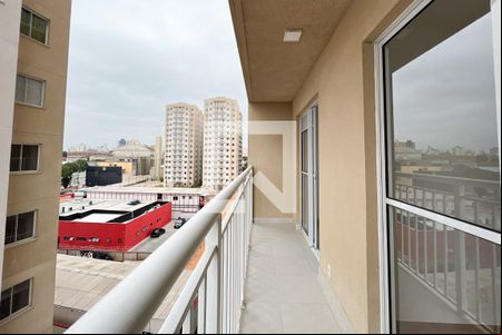 Varanda de apartamento à venda com 1 quarto, 41m² em Barra Funda, São Paulo