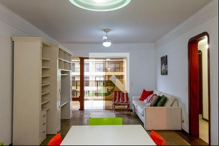 Sala de apartamento para alugar com 3 quartos, 130m² em Jardim Tres Marias, Guarujá