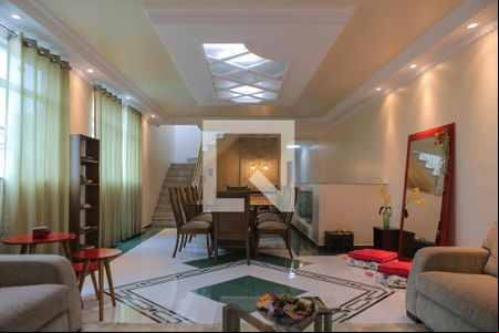 Sala de casa para alugar com 5 quartos, 340m² em Boqueirão, Santos