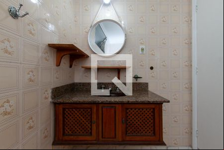 Banheiro de apartamento para alugar com 1 quarto, 52m² em Loteamento João Batista Julião, Guarujá