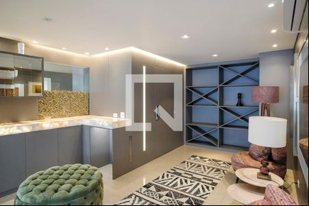Sala de apartamento para alugar com 3 quartos, 243m² em Santo Antônio, São Caetano do Sul