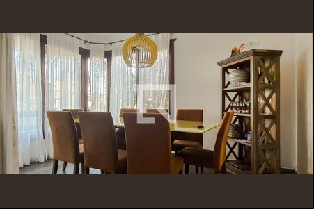 Sala de Jantar de casa de condomínio para alugar com 6 quartos, 335m² em Jardim Três Marias, Guarujá
