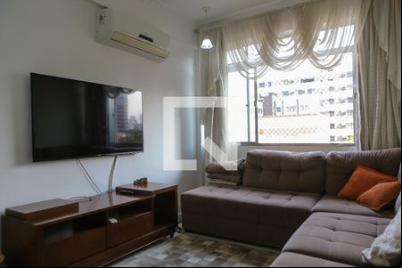 Sala de apartamento para alugar com 2 quartos, 80m² em Boqueirão, Santos