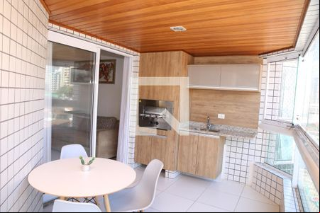 Varanda da Sala de apartamento para alugar com 3 quartos, 104m² em Canto do Forte, Praia Grande