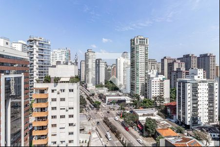 Vista de kitnet/studio à venda com 1 quarto, 34m² em Itaim Bibi, São Paulo