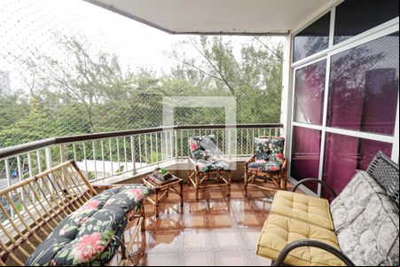Varanda gourmet de apartamento para alugar com 1 quarto, 84m² em Barra da Tijuca, Rio de Janeiro