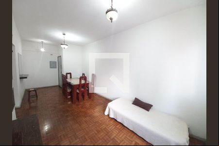 Sala de apartamento para alugar com 1 quarto, 65m² em Centro, São Vicente