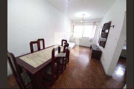 Sala de apartamento para alugar com 1 quarto, 65m² em Centro, São Vicente