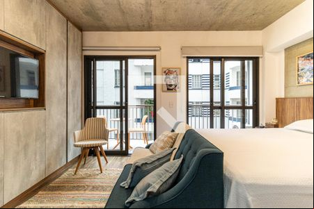Studio de kitnet/studio para alugar com 1 quarto, 34m² em República, São Paulo