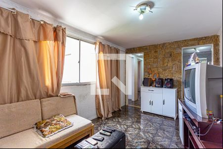 Sala de apartamento para alugar com 2 quartos, 50m² em Jardim Alvorada, Santo André