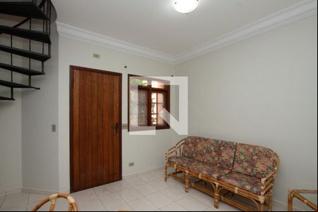 Sala/Cozinha de casa de condomínio para alugar com 2 quartos, 58m² em Jardim Santa Genoveva, Guarujá