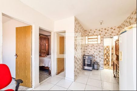 Sala/Cozinha de casa de condomínio à venda com 2 quartos, 56m² em Letícia, Belo Horizonte