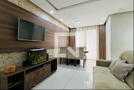 Sala de apartamento para alugar com 3 quartos, 74m² em Vila Barros, Guarulhos