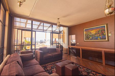 Sala de apartamento para alugar com 5 quartos, 550m² em Ahú, Curitiba