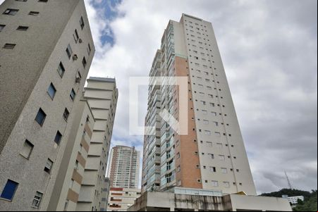 Vista da Varanda da Sala, Quarto e Área de Serviço de apartamento para alugar com 1 quarto, 54m² em José Menino, Santos