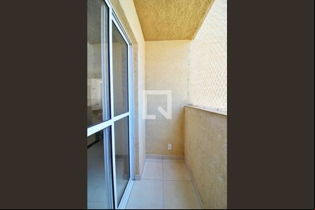 Varanda da Sala de apartamento para alugar com 2 quartos, 48m² em Vila João Ramalho, Santo André