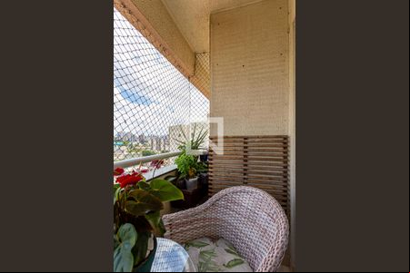 Varanda da Sala de apartamento à venda com 3 quartos, 75m² em Silveira, Santo André