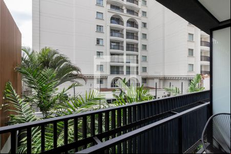 Varanda de kitnet/studio à venda com 1 quarto, 24m² em Vila Nova Conceição, São Paulo